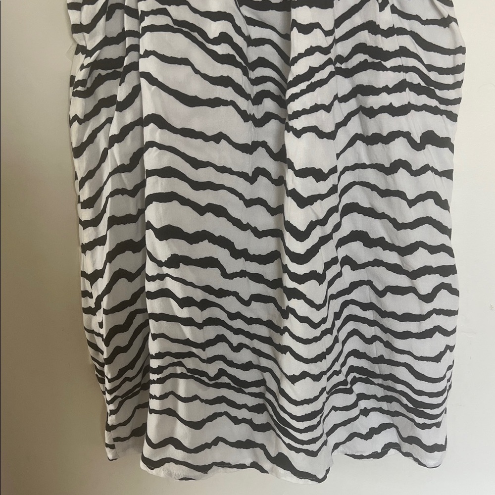 Full Tilt Black and White Patterned Mini Dress - Picture 11 of 11